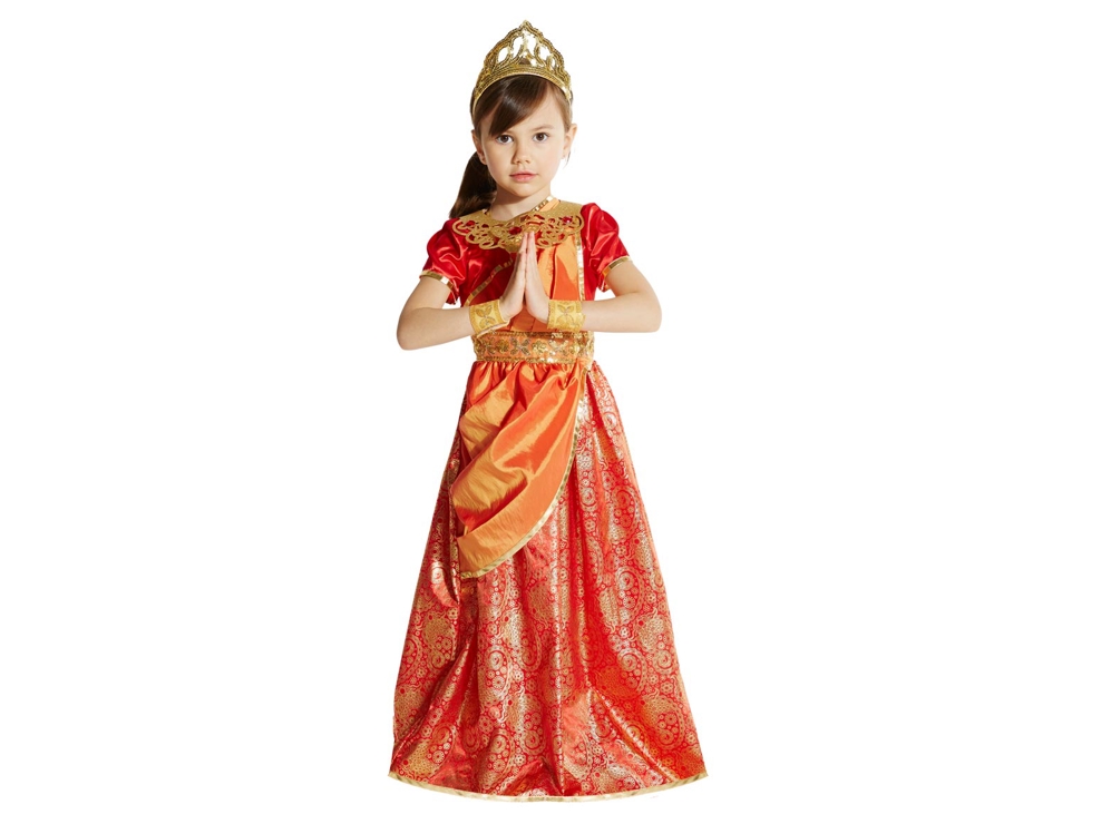 Déguisement de princesse cambodgienne 8-10 ans Oxybul 1