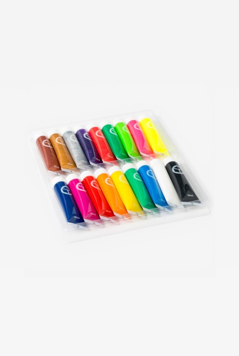 18 tubes de gouache à effets Oxybul