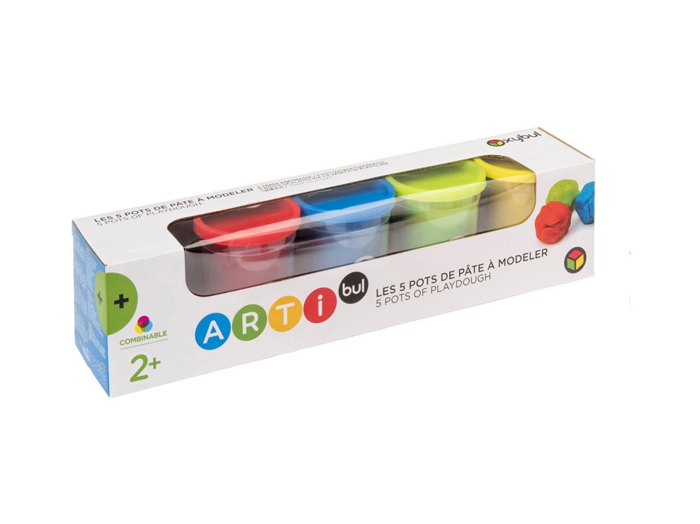 5 pots de pâte à modeler Oxybul 1