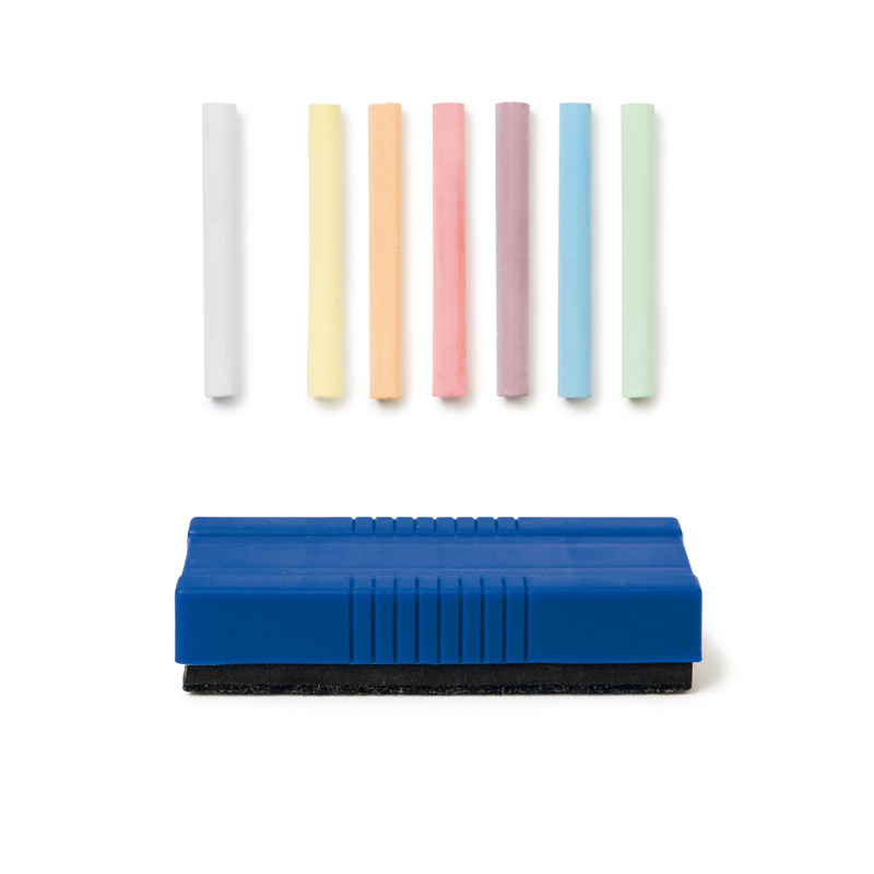 Set de 24 craies et brosse