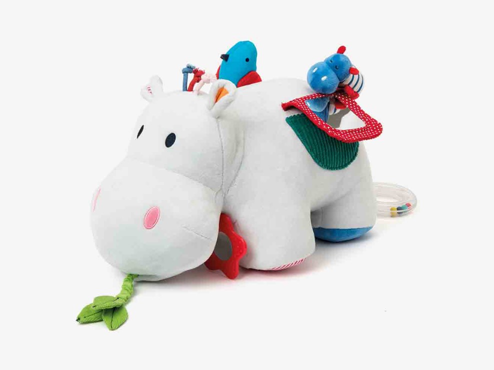 Peluche d'activités Axel l'hippo Oxybul 1