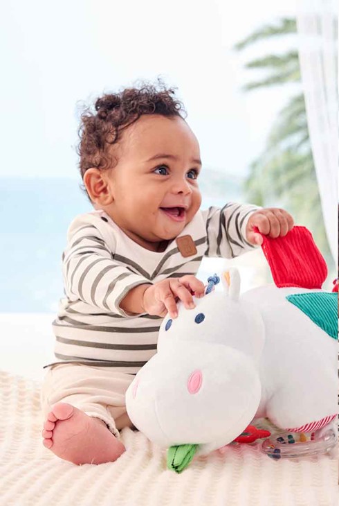 Peluche d'activités Axel l'hippo Oxybul 2