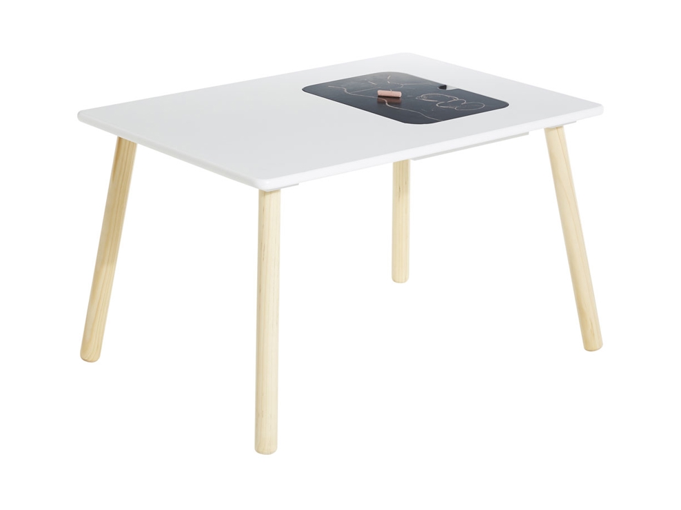 Table d'activité naturelle et blanche Oxybul 1