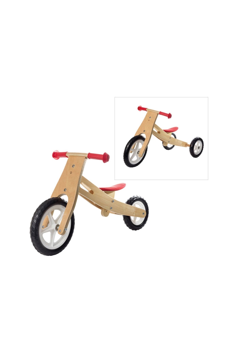 Tricycle 2 en 1 en bois 1
