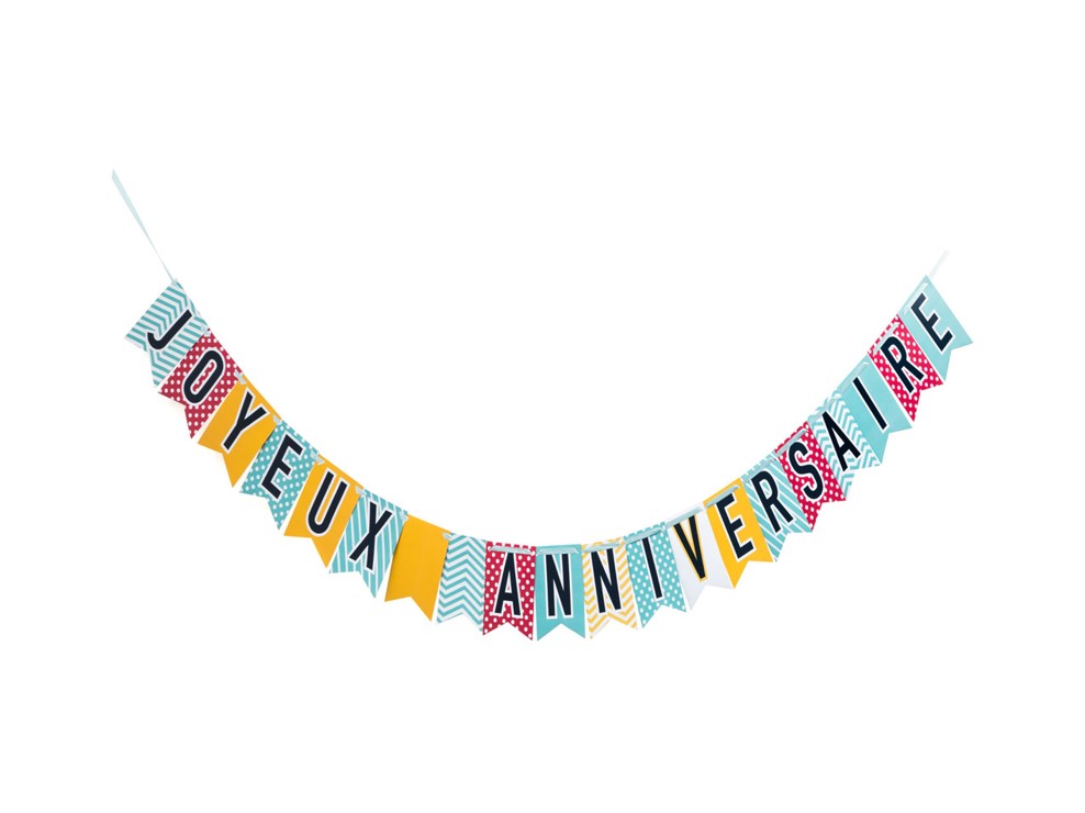 Guirlande joyeux anniversaire Oxybul 1