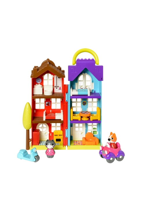 Maison nomade pliable et 12 accessoires Oxybul