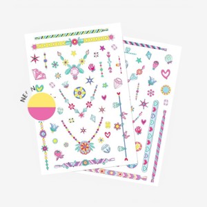2 planches de tattoos Les bijoux de Jenni Djeco