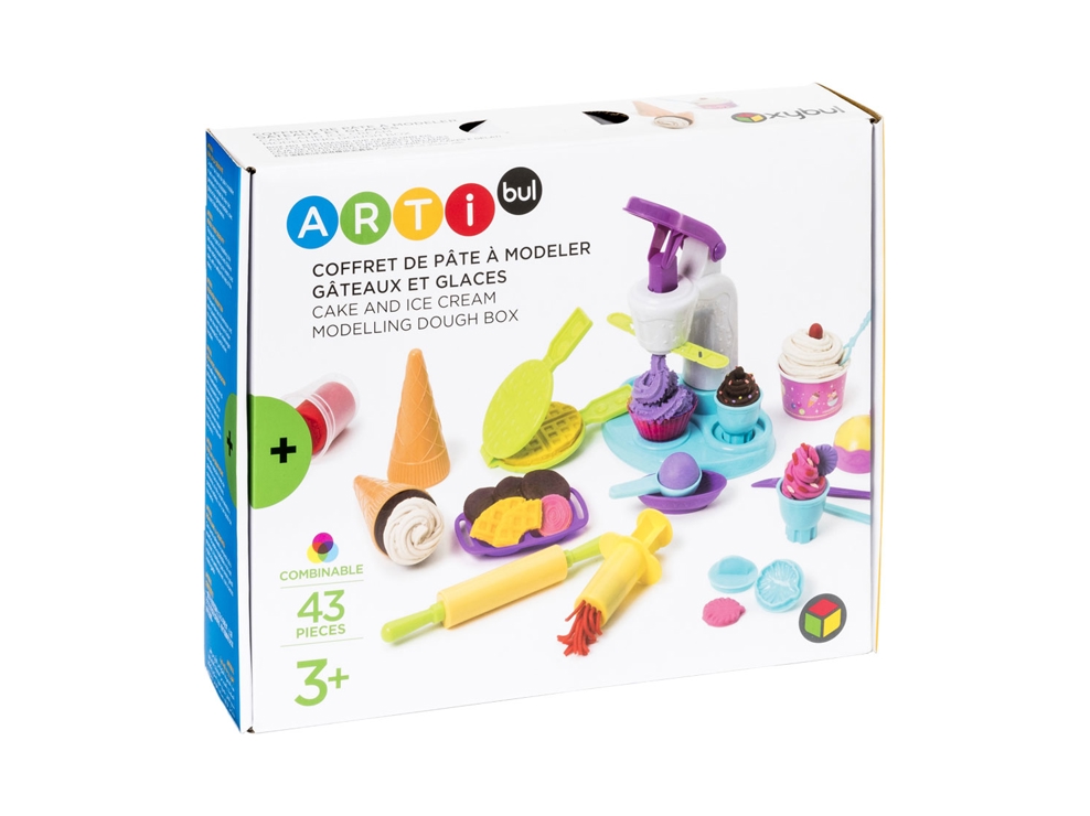 Coffret de pâte à modeler gâteaux et glaces Oxybul 1