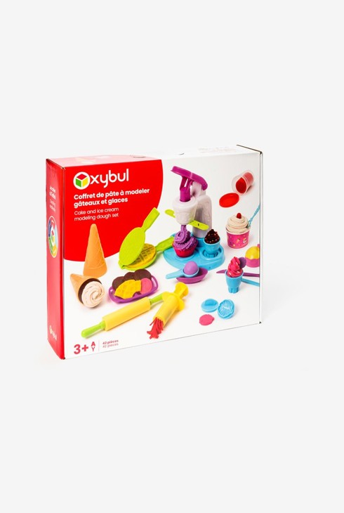 Coffret de pâte à modeler gâteaux et glaces Oxybul 1