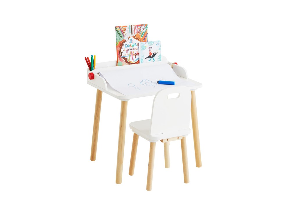 Bureau blanc maternelle Oxybul 1