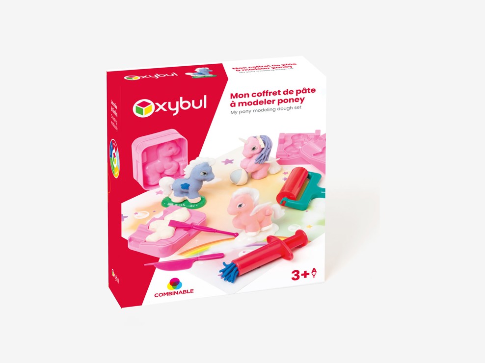 Coffret de pâte à modeler Poneys Oxybul 1