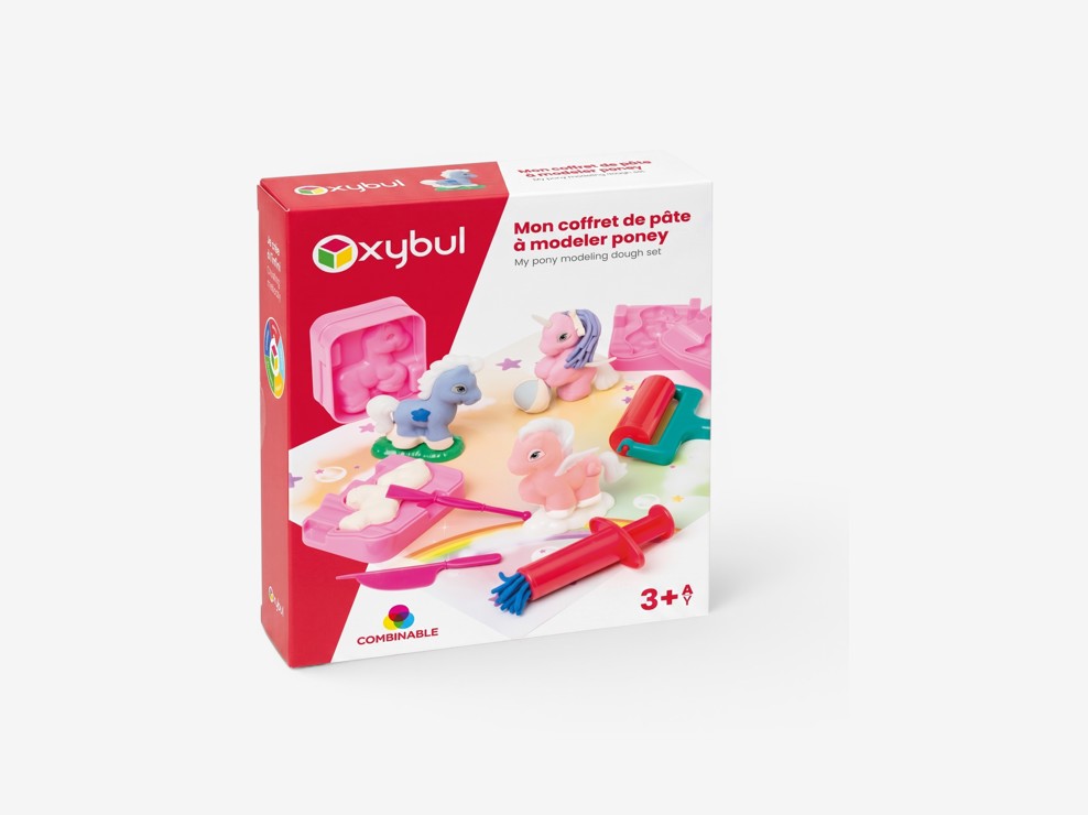 Coffret de pâte à modeler Poneys Oxybul 1