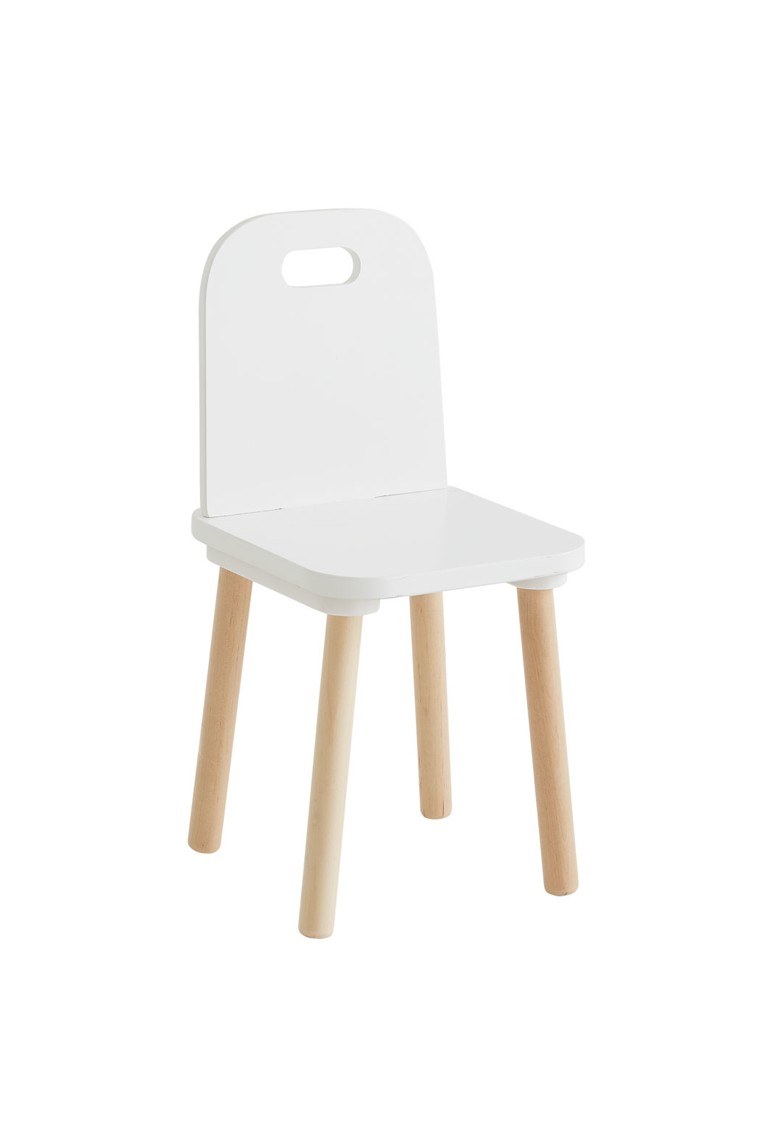 Chaise blanche maternelle pour bureau Oxybul 1