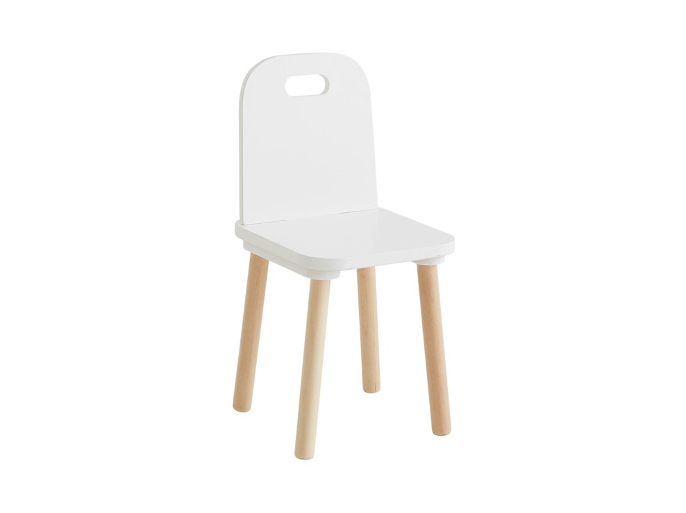 Chaise blanche maternelle pour bureau Oxybul 1