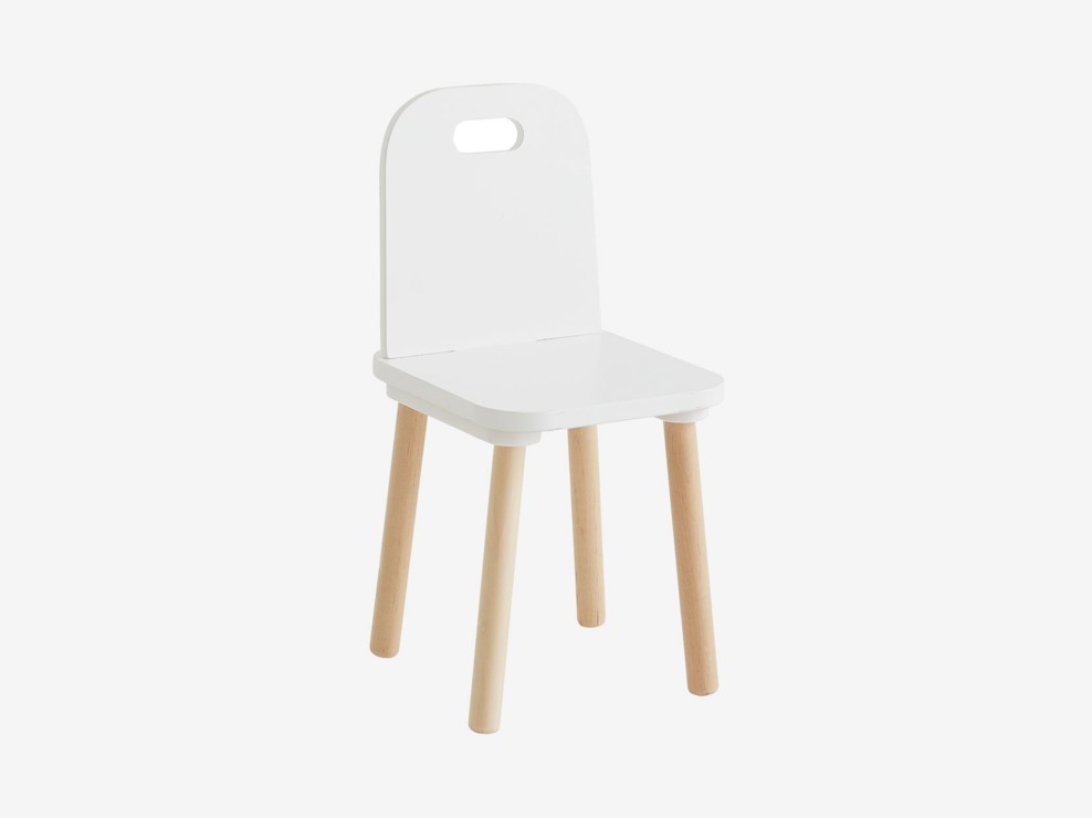 Chaise blanche maternelle pour bureau Oxybul 1