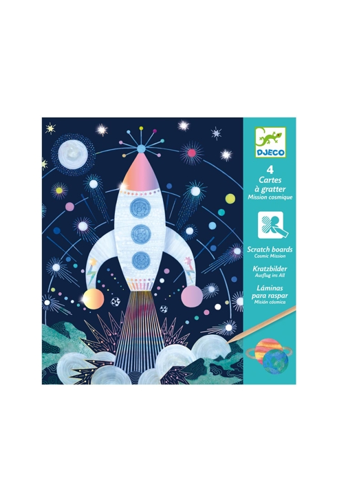 Cartes à gratter Mission cosmique 1