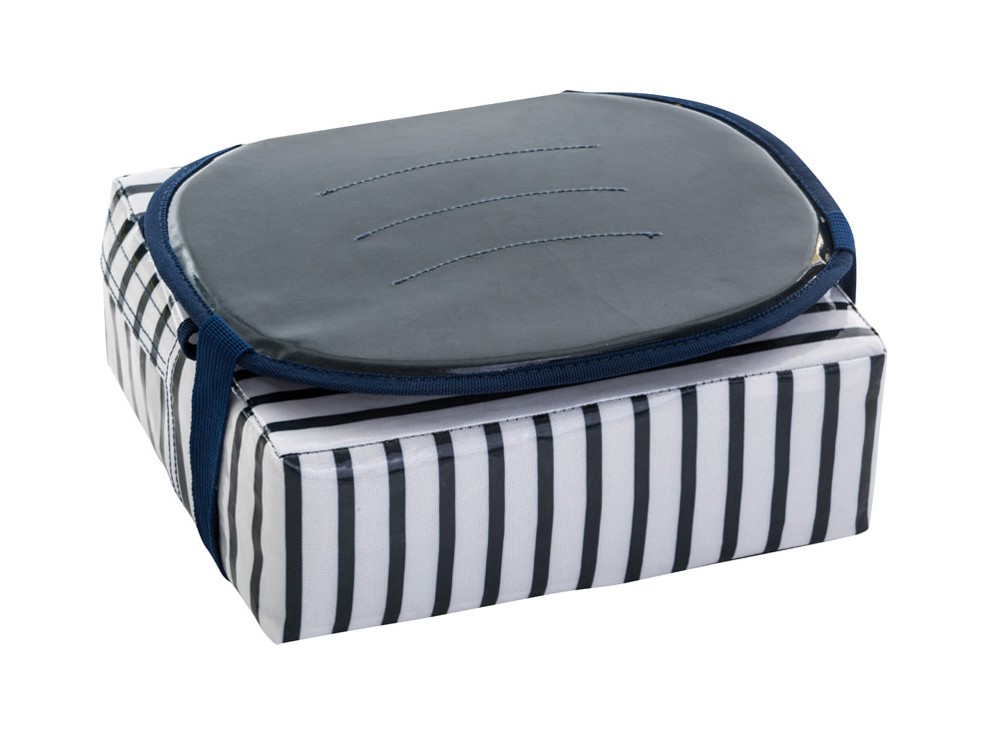 Rehausseur de chaise Easy Up rayé bleu Babytolove 2