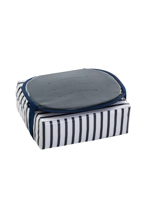 Rehausseur de chaise Easy Up rayé bleu Babytolove 2