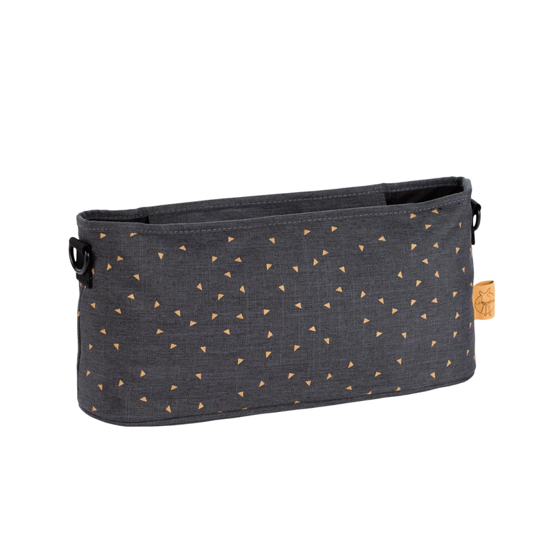 Organisateur de poussette triangle gris foncé