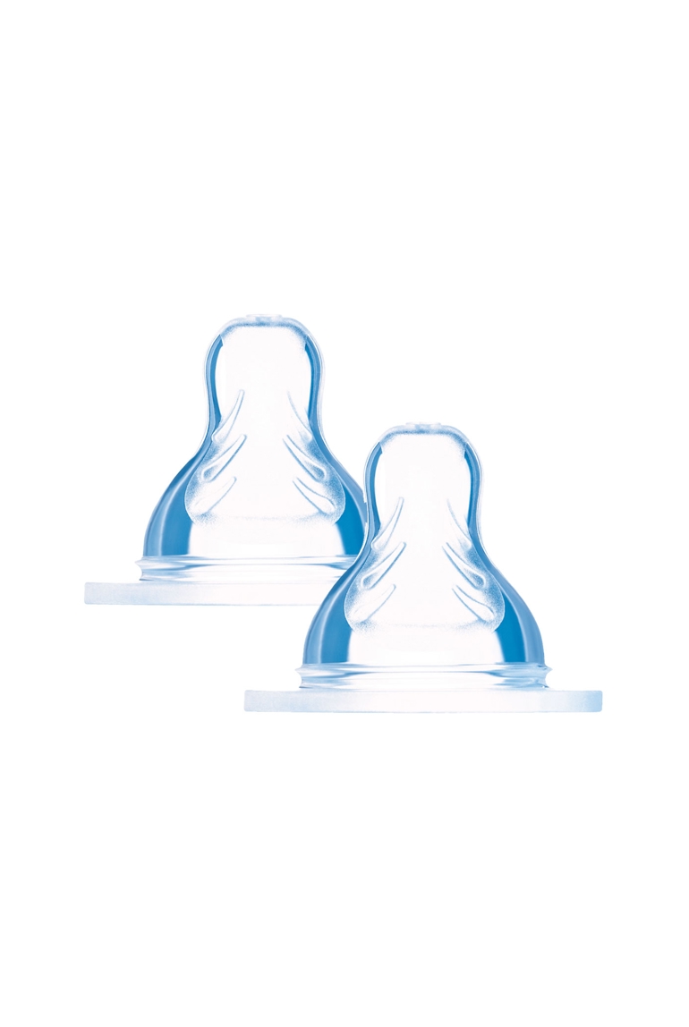 Lot de 2 tétines anatomiques débit lent MAM 1