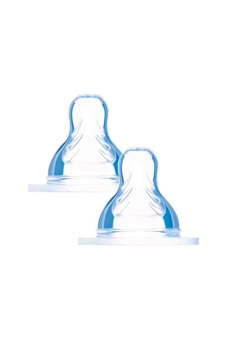Lot de 2 tétines anatomiques débit rapide MAM 1