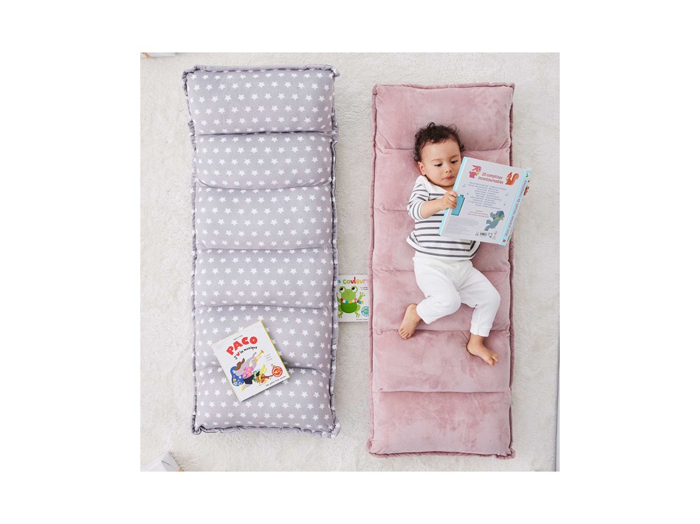 Fauteuil multi-positions étoiles gris et blanc Oxybul 2