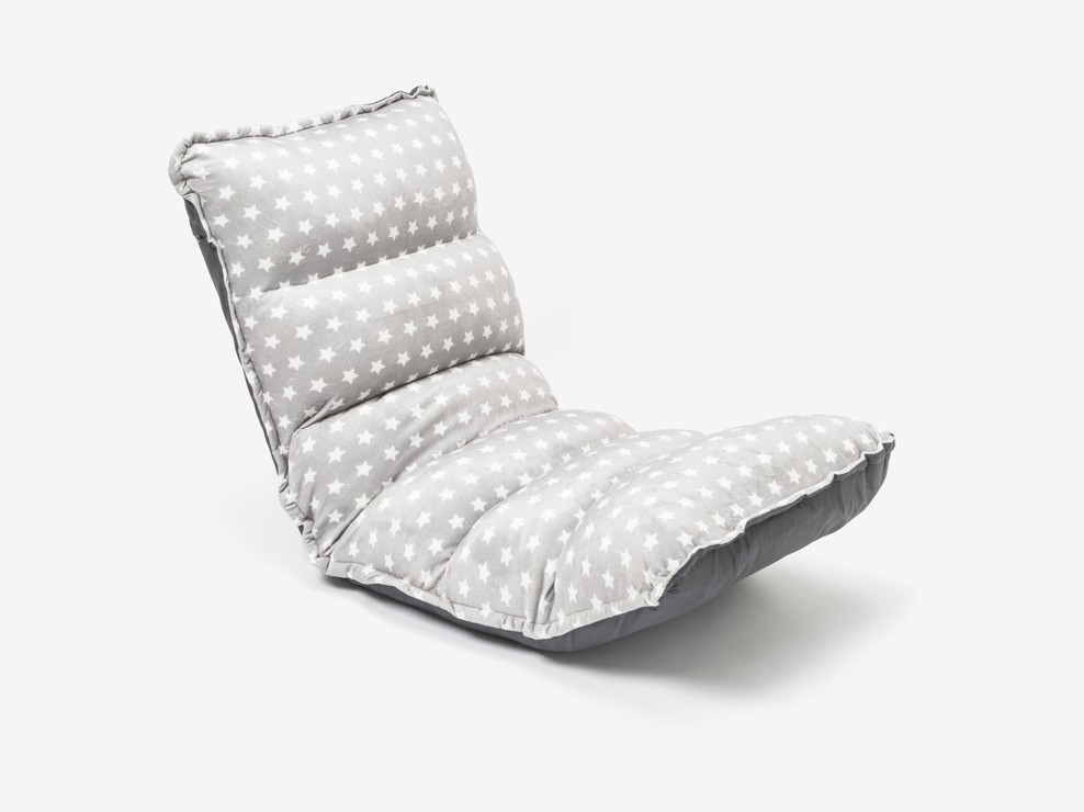 Fauteuil multi-positions étoiles gris et blanc Oxybul 1