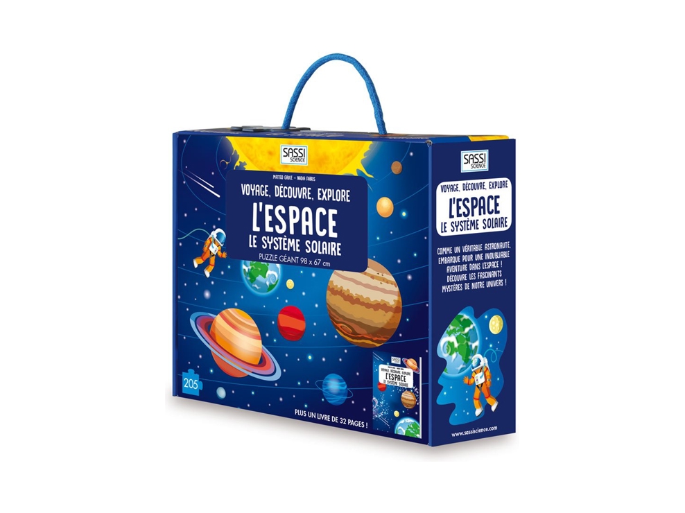 Puzzle découverte du système solaire et son livret Sassi 1