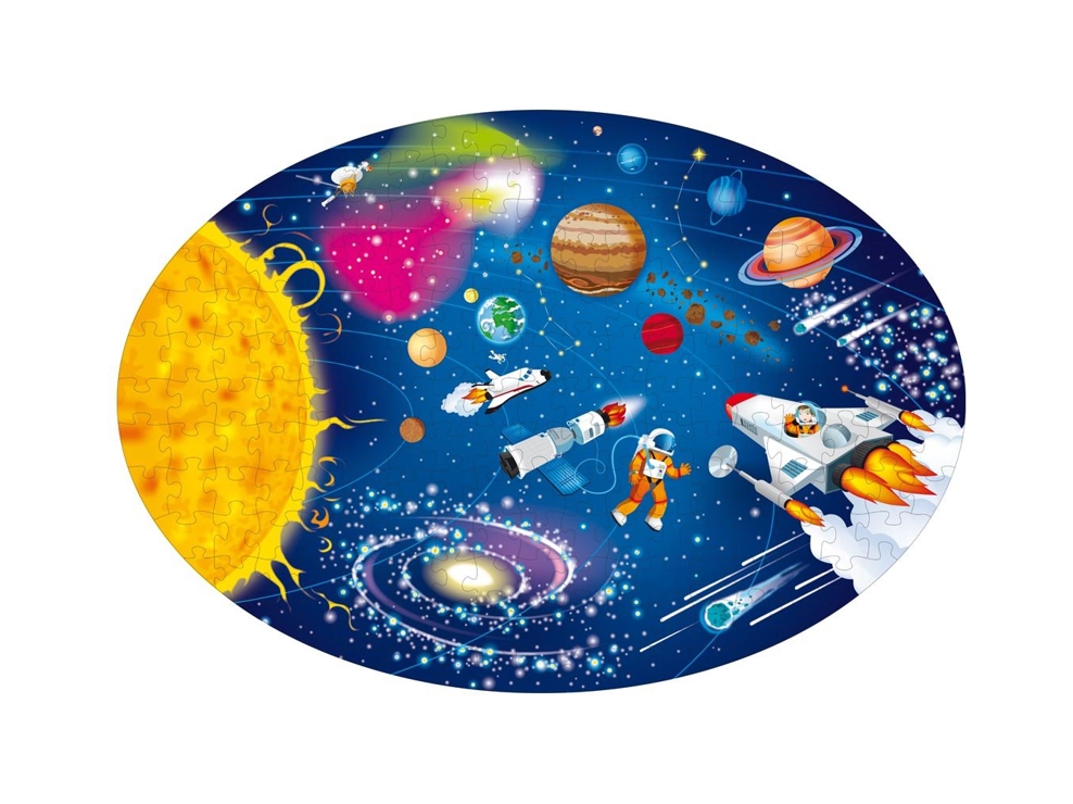 Puzzle découverte du système solaire et son livret Sassi 2