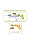 Kit sniper 20 mètres jeu de laser Lazermad 2