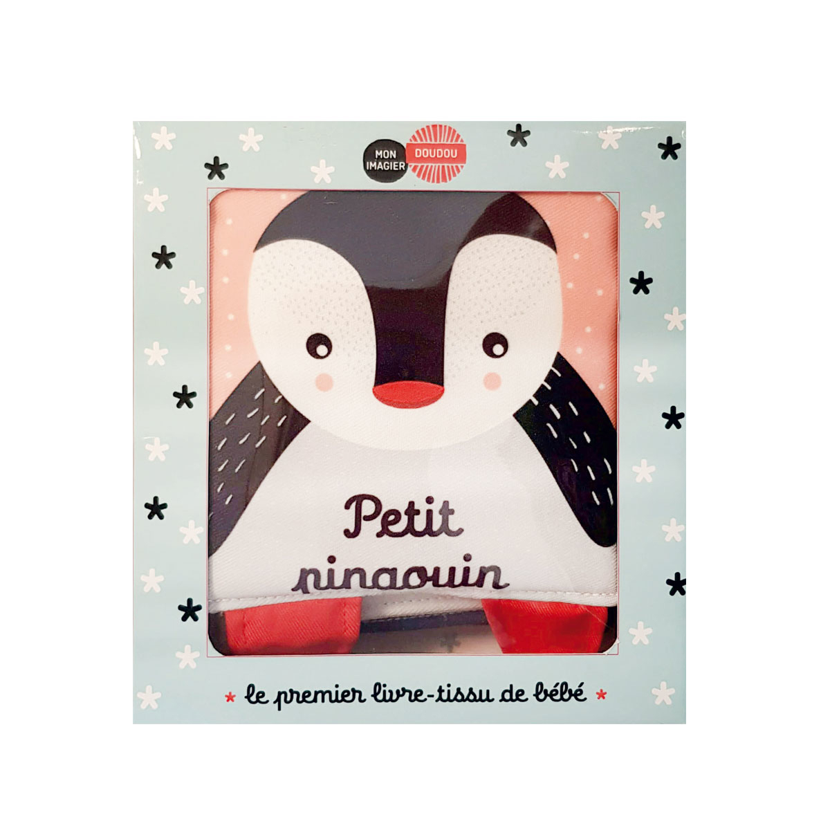 Livre Tissu Petit Pingouin Et Ses Amis Casterman Pour Enfant De 6 Mois A 2 Ans Oxybul Eveil Et Jeux