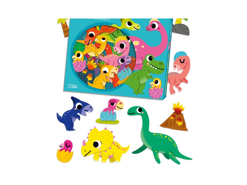 50 gommettes bébés dinosaures - Lito 2