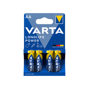 Blister 4 piles AA/LR06 LONGLIFE Power Varta 1