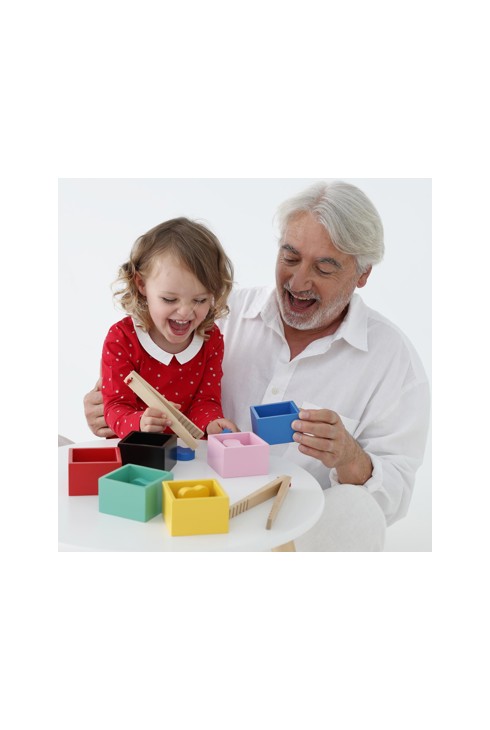 Jeu de tri en bois avec pinces Oxybul 2