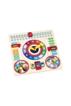 Horloge calendrier en bois Oxybul 1