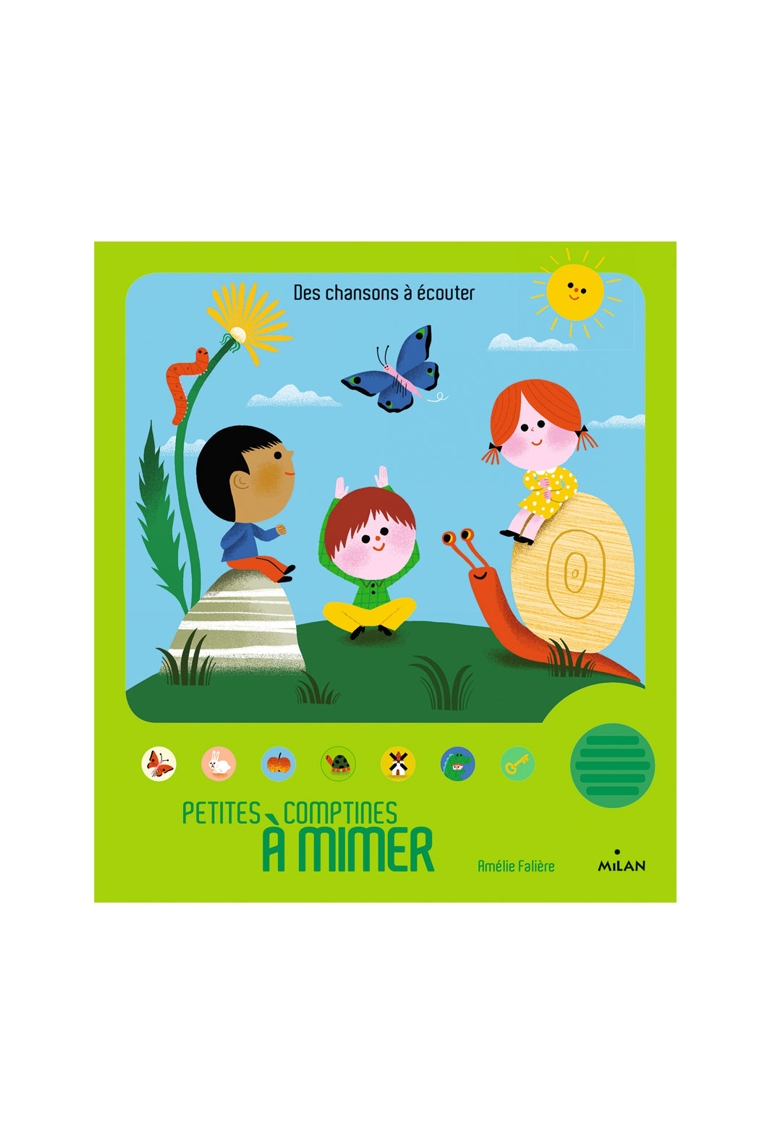 Livre sonore Petites comptines à mimer - Milan Jeunesse 1