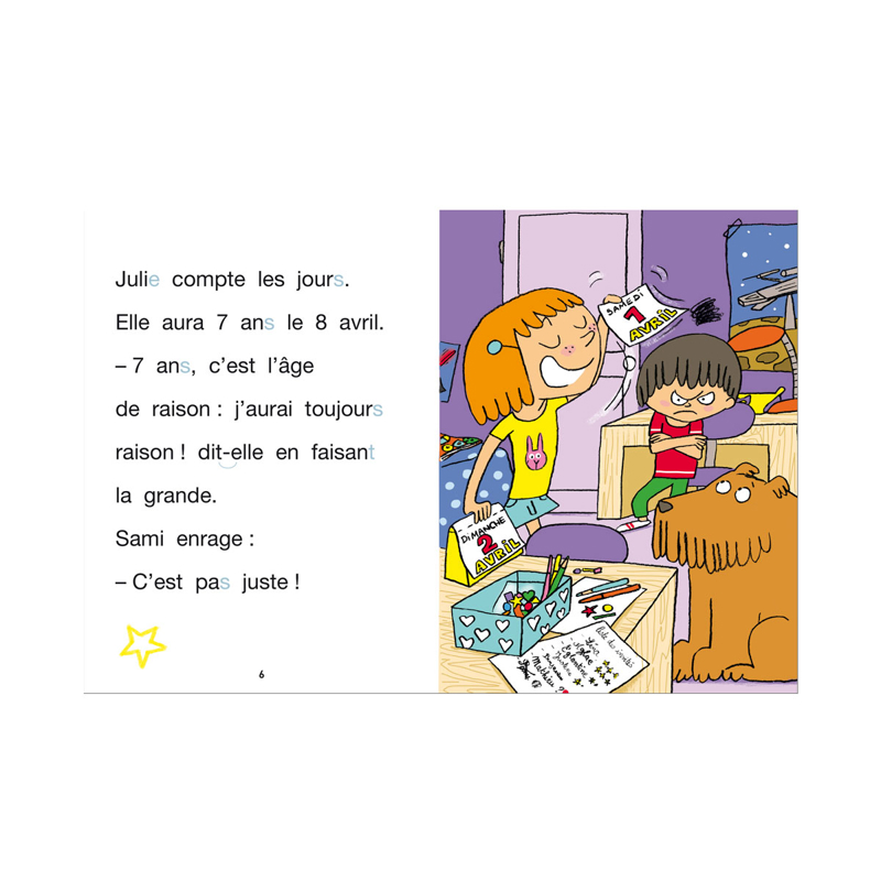 Livre Sami Et Julie Anniversaire De Julie Hachette Education Pour Enfant De 6 Ans A 8 Ans Oxybul Eveil Et Jeux