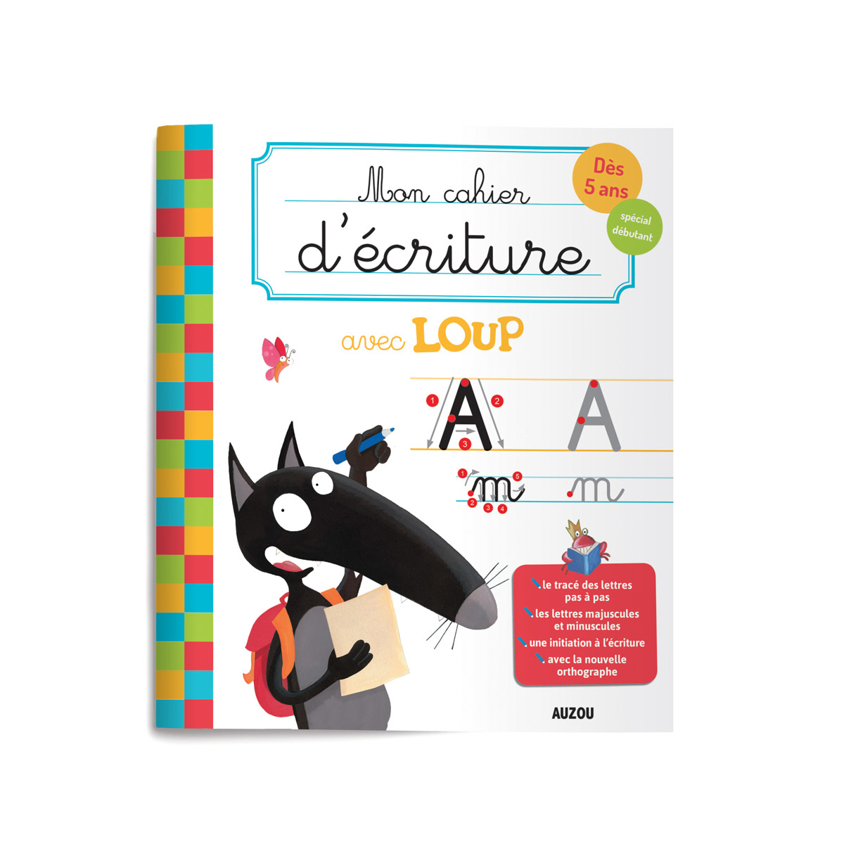 Page De Garde Cahier De Vie Ptit Loup Livre Mon cahier d'écriture avec Loup - Auzou | IDKIDS