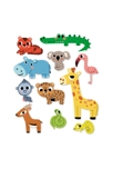50 Gommettes pour les petites mains Animaux sauvages - Lito 2
