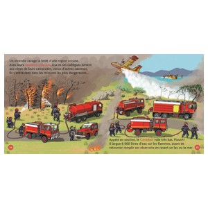 Livre Mes p'tits docs Les pompiers