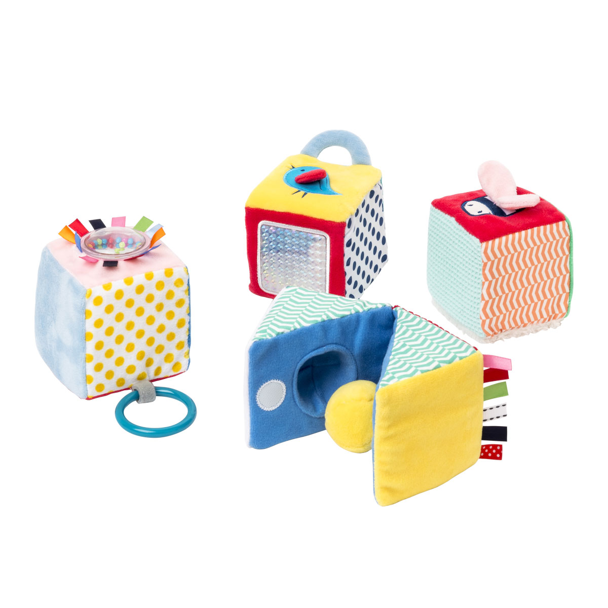 4 Cubes D Eveil En Tissu Sensibul Creation Oxybul Pour Enfant De 6 Mois A 2 Ans Oxybul Eveil Et Jeux 4 Cubes D Eveil En Tissu Sensibul Creation Oxybul Pour Enfant De 6 Mois A 2 Ans Oxybul Eveil Et Jeux