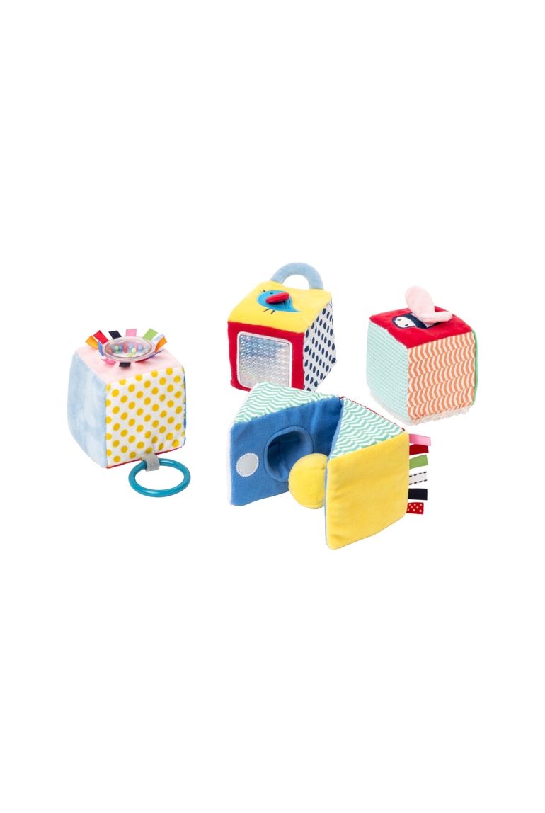 4 cubes d'éveil en tissu Oxybul 1
