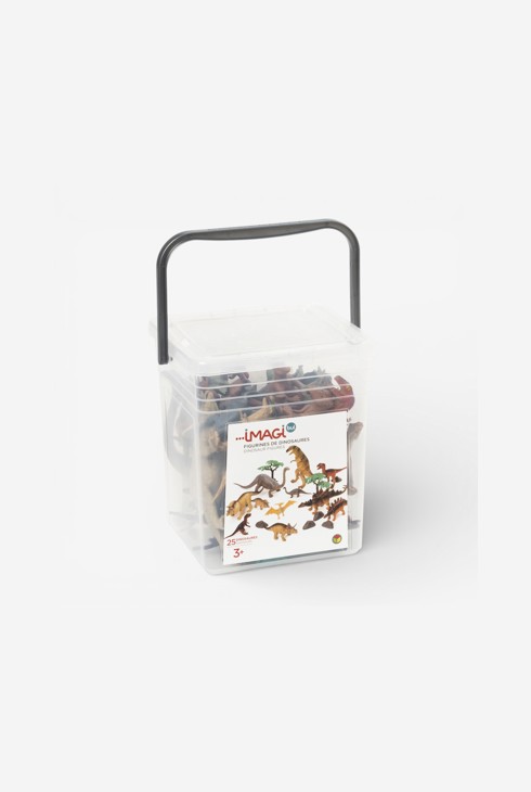Grand baril de figurines de dinosaures Oxybul 1