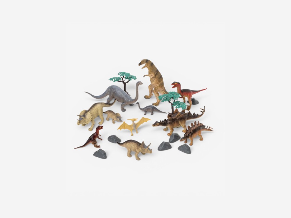 Grand baril de figurines de dinosaures Oxybul 2