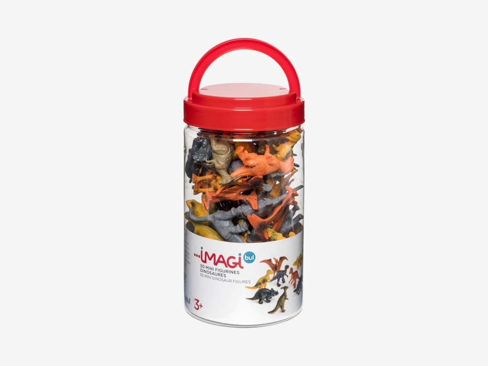 50 mini figurines dinosaures Oxybul 1