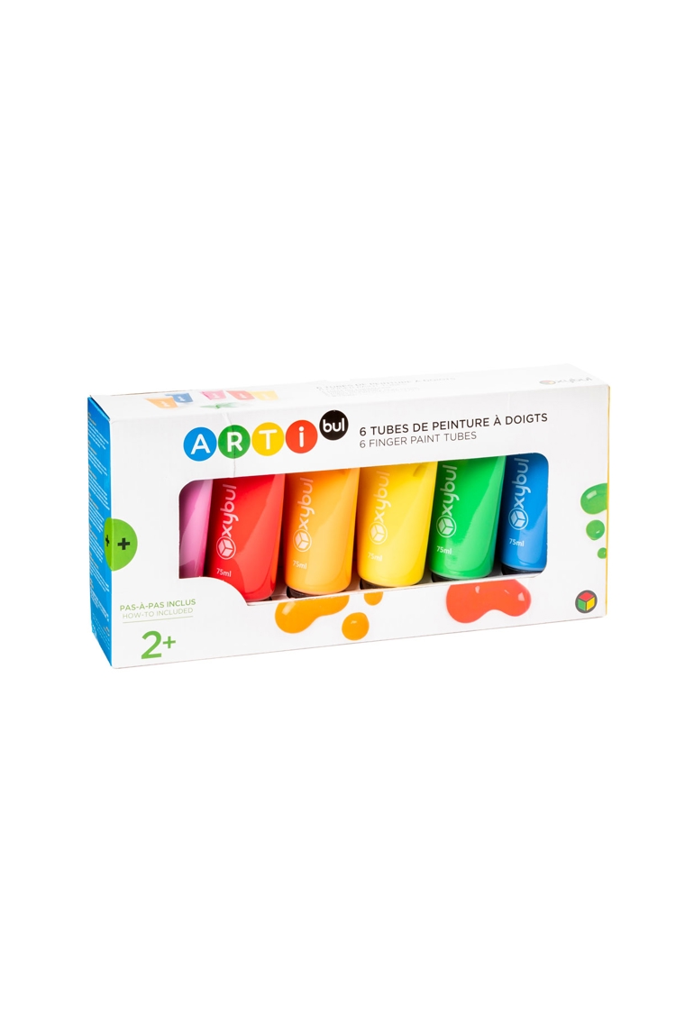 6 tubes de peinture à doigts Oxybul 1