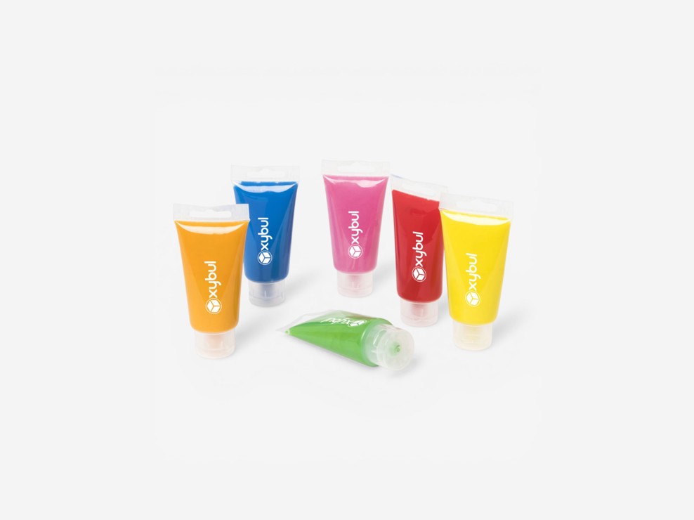 6 tubes de peinture à doigts Oxybul 2