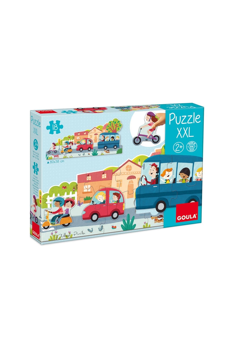 Puzzle XXL Véhicules 18 pièces Goula 1