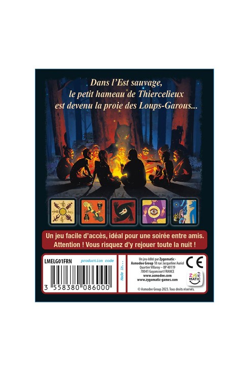 Jeu d'ambiance les Loups-garous de Thiercelieux Asmodée 2