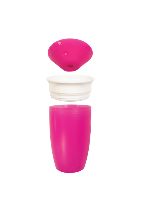 Tasse miracle 360° 12m et + rose Munchkin
